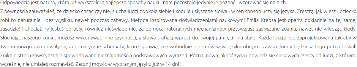 Efektywna Metoda Nauki Olkusz